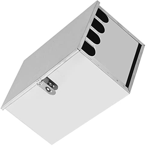 Cabilock Coperchio Per Rastrelliera Da Cucina in Acciaio Inossidabile Con 4 Scomparti Facile Accesso Al Porta Tagliere