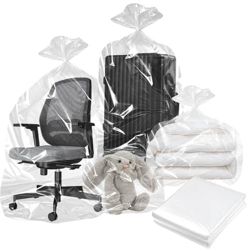 YBCCBY 10 PCS Bolsas de Plástico Planas Grandes 100X152cm Bolsas de Almacenamiento de Plástico Transparente Bolsas de Almacenamiento Extragrandes Bolsas de Almacenamiento de Equipaje Maleta Meuble