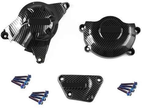 XYSZQJZYP Cubierta de estator Moto Funda Protectora para Motor de Motocicletas Funda para Y&AMAHA R6 2006-2023 Fundas para Motor