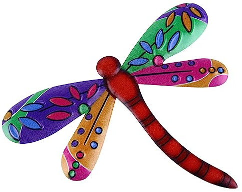GRIRIW Realistic Dragonfly Wall Art Decor Iron Dragonfly Hanging Decoration for Indoor and Outdoor Spaces for Garden Patio Home Walls Beautifully Crafted