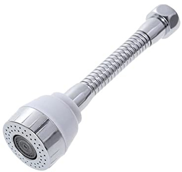 HOLIDYOYO Rallonge Robinet Cuisine Pivotante Flexible Avec Filtre Anti-calcaire Jet Pulvérisateur Pour Évier Salle De Bain