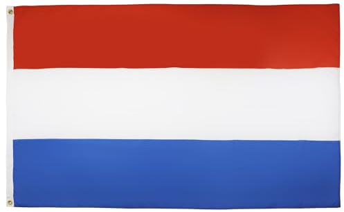 AZ FLAG Pack de 10 Banderas Países Bajos 90x60 cm Poliéster 100D 2 Ojales