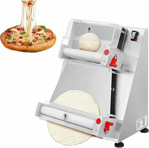 Automatic Pizza Dough Roller Sheeter - Electric Machine for Dough, Pasta, Noodle, and Bread Making Equipment
