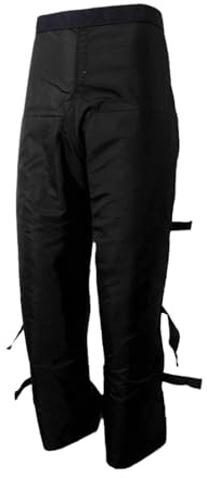 getuse Tablier de protection à 9 couches pour tronçonneuse avec sangles réglables à la taille et aux jambes pour la coupe forestière - L