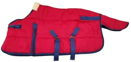 KiBcsLic Pferdedecke, Weidedecke, Reitbekleidung, Professionelle Pferde Regendecke, Weidedecke, 100 cm