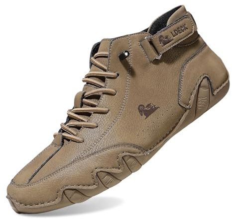 2026 Vogany Zapatos Descalzos para Hombres Transpirables Ergonómicos Zapatillas Ortopédicas Ligeras Flexibles, marrón, 46 EU Ancho