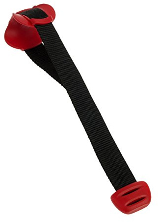 Lifeline Robuster Türanker, Schwarz/Rot