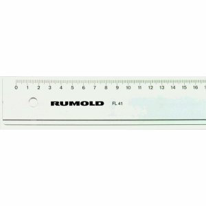 Rumold Lineal Kunststoff leicht getönt 20cm
