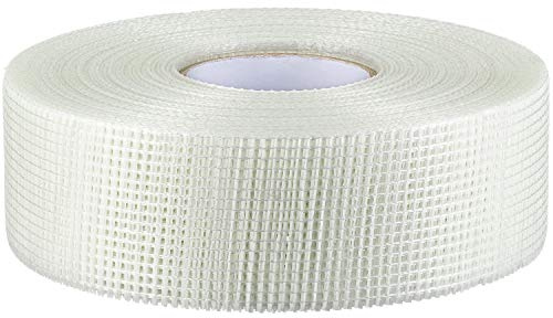 Colorus 6 x Gitterband 48 mm x 90 m | Fugendeckstreifen selbstklebend 75g/m² | Glasfaserband, Fugenband für Risse und Löcher | Bewehrungsstreifen für Stoßkantenüberbrückung | Trockenbau