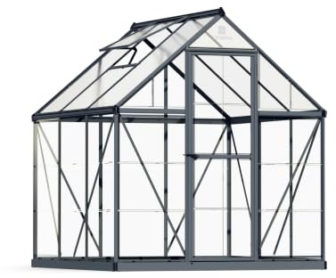 Palram - Canopia | Hybrid Gewächshaus, grün in cm 190x185x209 (LxBxH) klare Seitenwände