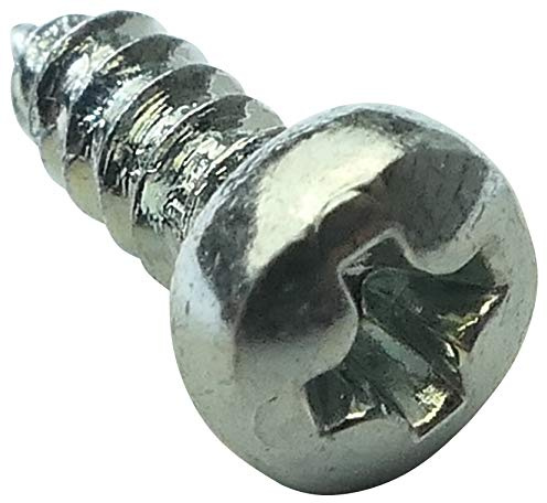 AERZETIX - C19407-100 x Zylinderkopfschrauben - M2.2x6.5mm - Verzinkter Stahl - Fußabdruck kreuzförmig PH1