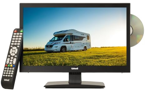 Gelhard GTV1682PVR DVD 16 Zoll Widescreen TV DVB-S2-T2 Full HD 12/24/230 Volt mit PVR-Funktion