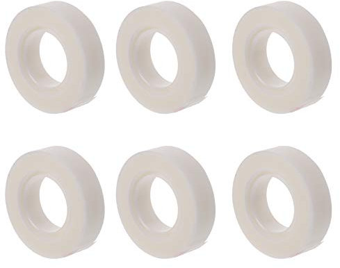 VILLCASE 6rollen Frosted Transparent Tape Für Korrekturen Selbstklebendes Abdeckband Für Schule Büro Und Und Praktisch Für Kreative Anwendungen