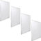 Panel LED para Techo, 59,5 x 59,5 cm, 48W, 3900 Lúmenes, Blanco, Pack de 4 (Blanco Neutro 4200k)