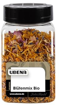 Ubena - Blütenmix BIO | 20 g im Streuer mit Streuaufsatz | Aus kontrolliert biologischem Anbau