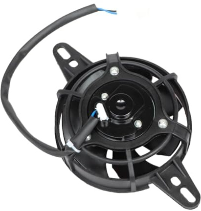 Ronyme Radiateur Ventilateur de Refroidissement Refroidisseur d'huile 12V DC 250 Motos Quad aessoire véhicules Tout-Terrain Moto Ventilateur de