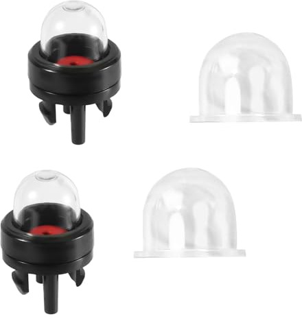 Gosknor 2pcs Primer Bulbs Replacement & 2pcs Snap-in Carburetor Primer Bulb Pump, Compatible with 188-512 WT-23A Zama 0057003 0057004 0057025 Chainsaw Blower Trimmer