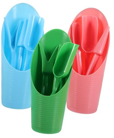 Yardwe 1 Satz Gartengeräte Meter Rasenbelüfter Rechen Gartenwerkzeug Grabkelle Schaufeln Zum Graben Straße Kelle Gartenwerkzeug Bausätze Kleine Gartenschaufel Kleine Erdschaufel Plastik