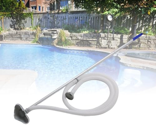 Aspirador de Piscina, Limpiador de Piscina de Mano con Círculo de Agua de Uso, Ideal para Spas, Bañeras de Hidromasaje y Piscinas Pequeñas para Limpieza de y Escombros