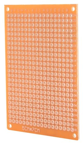 Pack de 10 Planches à Pain PCB Prototype Unique avec des Trous Pré-percés pour Une Soudure Facile et des Performances Durables - Carte Universelle 5 × 7 Cm pour Les Expériences électroniques