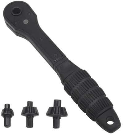 Llave De Trinquete Para Portabrocas,Llave Portátil para Mandril de Taladro - Llave Adaptadora Doble Cabeza para Fontanería y Reparación de Vehículos