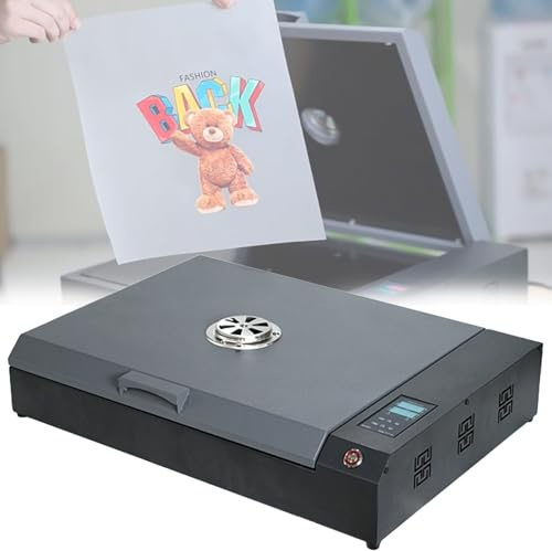 930w A3 Dtf-ofen Mit Doppelter Heizung Für Den Dtf-druck, Mit Präziser Temperaturregelung Und Timer, Dual-aluminiumplatten-härtungsmaschine, Anti-verbrühungs-design, Für Den T-shirt-hut-transferdruck