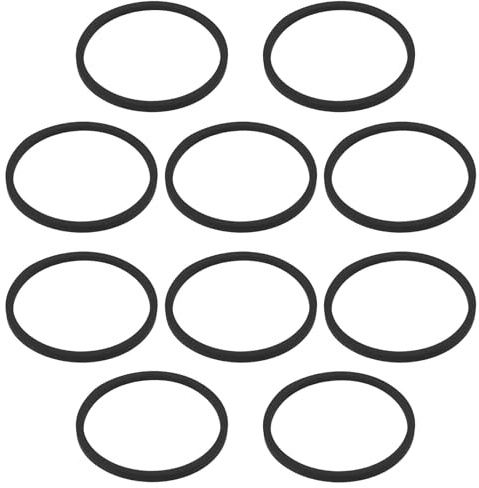 EMSea Lot de 10 Rondelles D'étanchéité Plates de 40 Mm pour Siphon D'évier (42 X 37 X 2 Mm) Et Tuyau D'évacuation.