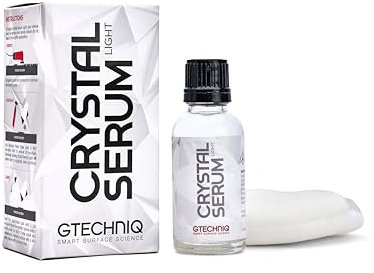 Gtechniq Crystal Serum Light Ceramic Coating for Cars, Protect Car Paintwork, High Shine, Easy to Apply, 30ml (Sufficient for 1 Small-Med Car)-3-5 Years Durability
