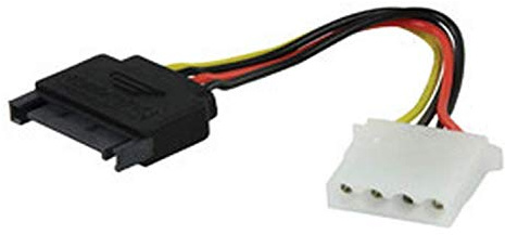ISTARCOMPUTER Cable SATA Molex Adaptateur Alimentation. Pour Disques Durs et Lecteurs Optiques