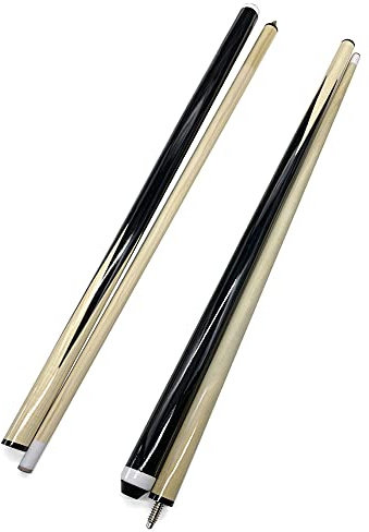 CENMO 2 Stück kurzer Holzstab Pool Billard Brücke Stick Billard Haus Queue Sticks (121,9 cm 2 Stück)