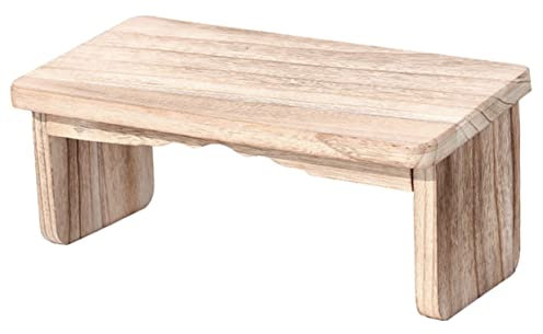Gogogmee Meditationshocker Aus Holz Und Tragbar Mit Rutschfestem Design Für Buddha-übungen Geeignet Für Erwachsene Und Stabil Und Langlebig