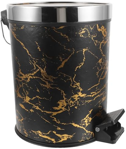 PRETYZOOM Contenedores de Basura con Tapa Y Pedal de Plástico Resistente para El Hogar La Oficina