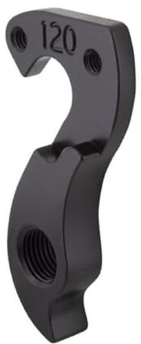 ZEMNLO Schaltauge for Hinterrad, austauschbar, for Ausfallende, 120 Schwarz, Einheitsgröße Fahrrad-Schaltauge