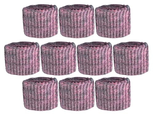 Esponja de Limpieza de Lana de Acero,Almohadillas de Limpieza de Lana de Acero - 10 estropajos de Platos | Almohadillas previamente enjabonadas, esponjas de doméstica para Platos, ollas, SART