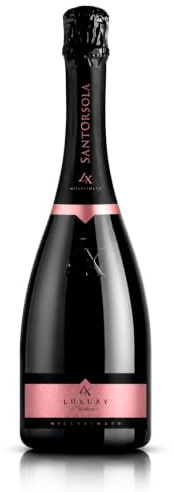 Sant'Orsola - Prosecco D.O.C. Brut Rosè Millesimato LX, da Uva Glera e Pinot nero, Gusto Secco con Note Fruttate, 1x750 ml