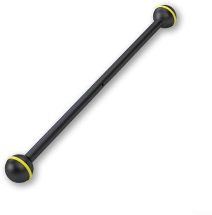 Yuanpgky Poteau lumineux sous-marin pour la plongée, support de lampe de poche en alliage d'aluminium avec double tête sphérique, diamètre de la boule de 25 mm, compatible avec appareil photo et