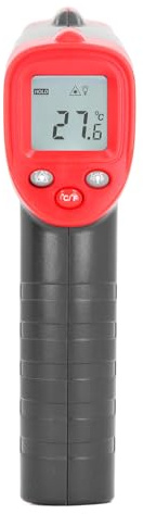 Haofy Infrarot-Thermometer, Berührungslose Heißluftpistole Zum Kochen, Messen der Lebensmitteltemperatur in der Küche – 50–400 ℃ – Breite Anwendbarkeit für Verschiedene Oberflächen und Komponenten.