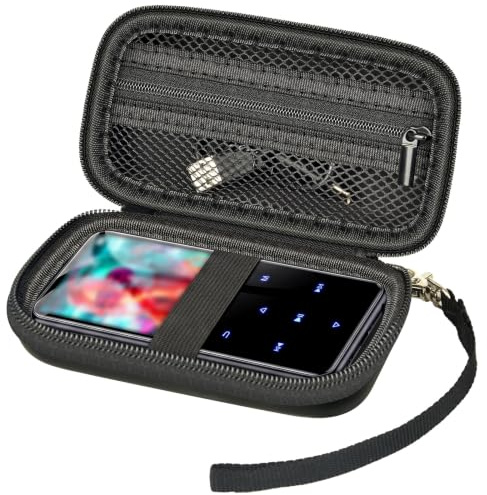 PAIYULE MP3 MP4 Player Case, Protective Carrying Case for innioasis for AGPTEK for iPod Nano for Sony for Sandisk Music Player, Hard Shell with Mesh Pocket, Portable Travel Pouch Accessories