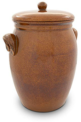 K&K Keramik - Barattolo in ceramica multiuso, forma 2, capacità 7,0 litri