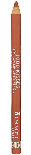 Rimmel 1000 Kisses Stay On Lip Liner, 1 ea Pack of 3 Nude