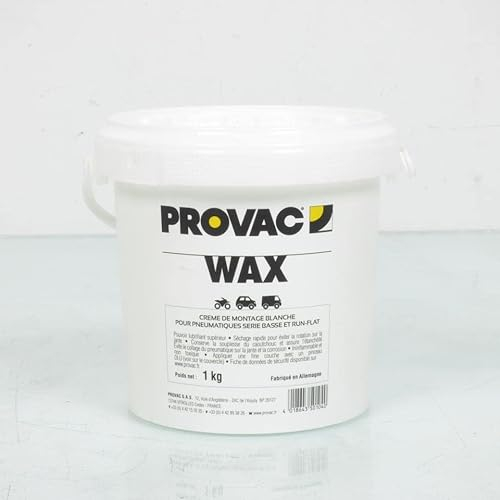 Provac - Tyre Fitting Cream, 1 kg, White, For Cars, Motorbikes, Bicycles and Quad Bikes