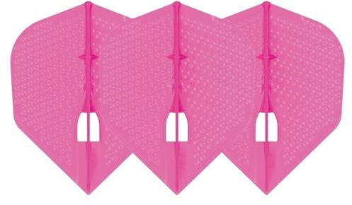 PerfectDarts 1 Set L Style Champagne Dart Flights Shape DIMPLE Pearl PINK