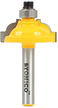 Yonico 13189Q Classical cove Edging router bit raggio con 3/40,6 cm e 1/10,2 cm Shank