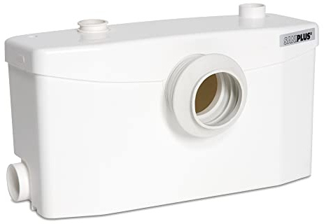 SFA SANIFLO - Saniplus - Macerating Pump - Full-Bathroom Applications - Dual Purpose - Hardened Stainless Steel - 4 Years Warranty - Certified CSA (IPC, NSPC), IAPMO (UPC) - Made In France