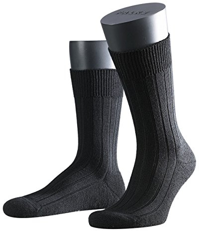 FALKE Herren Socken Teppich im Schuh 2er Pack, Größe:47/48;Farbe:black
