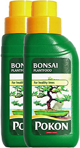 2 x Bottles of Liquid Bonsai Tree Feed for All Trees