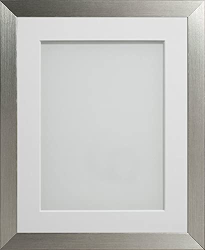 Frame Company Simpson Silver 12x10 Frame with White Mount for 10x8