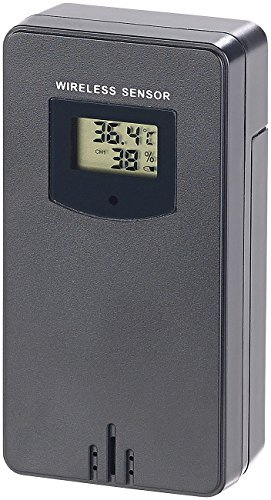 infactory Zubehör zu Funk Temperaturmessung: Funk-Außensensor für FWS-350.bt & FWS-330.bt, IPX4, 60 m Reichweite (Thermometer/Hygrometer, Thermometer mit Datenlogger, Klima)