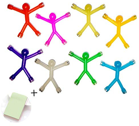 novità mini calamita, bella gomma magnete uomini magneti da frigorifero giocattolo per bambini e adulti carica magnetica dei magneti, frigo magneti (8PCS)