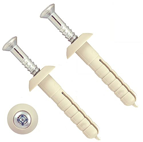 TERF® Nylon Hammer Fixing Mushroom Head Zinc 6.0mm X 60mm - Pack of 25
